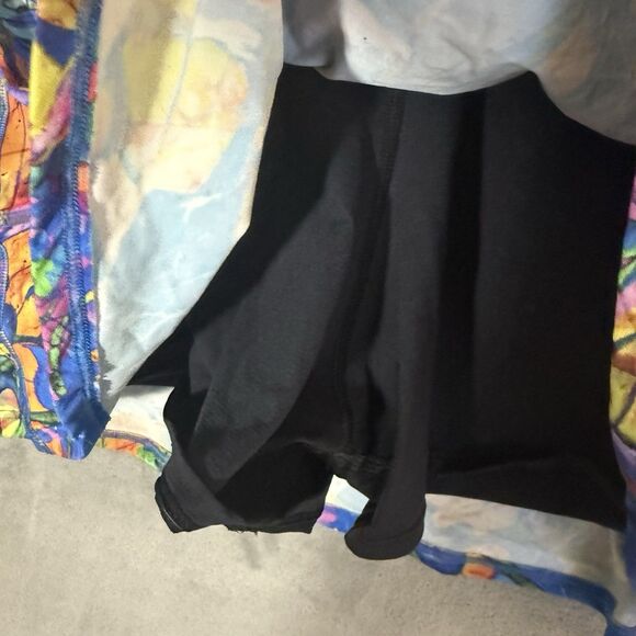 Dona Jo Size M Jojo Skirt 2 Skort Fly Blue Paint Splatter Shorts Pockets Tennis - Picture 3 of 13